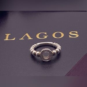 LAGOS Diamond Circle Ring Size 8